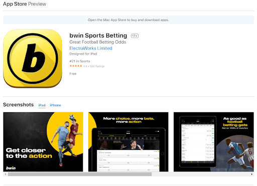 Bwin iOS, sportnizalozi.tv
