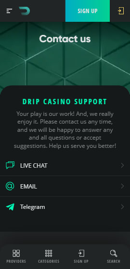 Обслужване на клиенти Drip